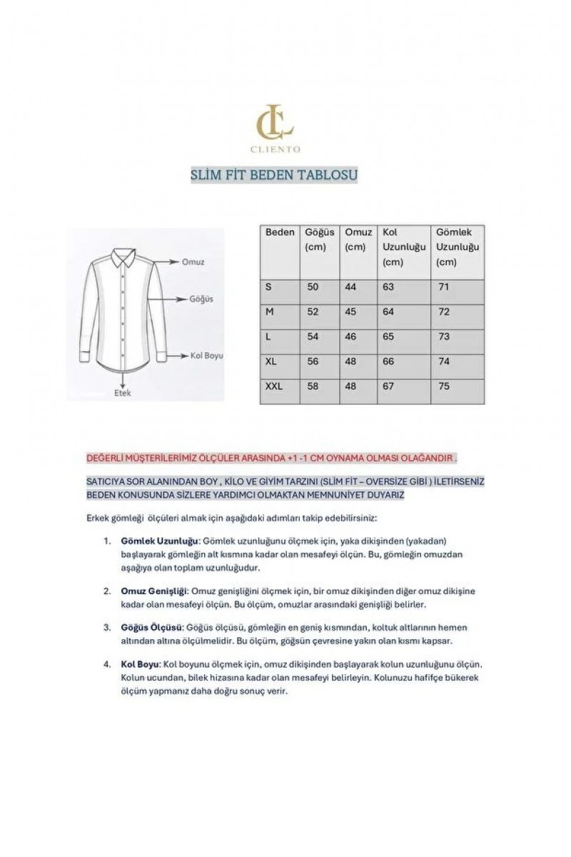 Cliento Flam Keten Rahat Kesim Günlük Erkek Gömlek