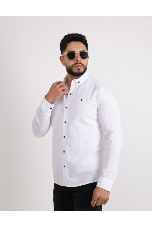 Cliento Flam Keten Rahat Kesim Günlük Erkek Gömlek