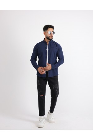 Cliento Flam Keten Rahat Kesim Günlük Erkek Gömlek