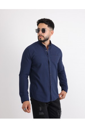 Cliento Flam Keten Rahat Kesim Günlük Erkek Gömlek