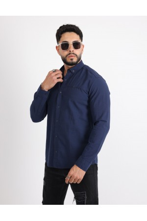 Cliento Flam Keten Rahat Kesim Günlük Erkek Gömlek