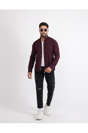 Cliento Flam Keten Rahat Kesim Günlük Erkek Gömlek