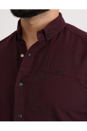 Cliento Flam Keten Rahat Kesim Günlük Erkek Gömlek