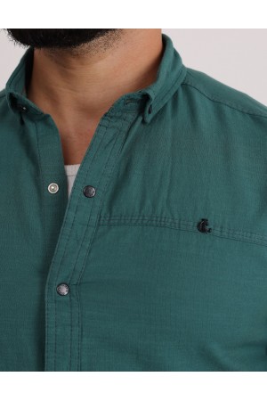 Cliento Flam Keten Rahat Kesim Günlük Erkek Gömlek