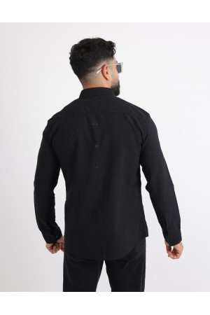 Cliento Flam Keten Rahat Kesim Günlük Erkek Gömlek