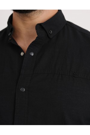 Cliento Flam Keten Rahat Kesim Günlük Erkek Gömlek