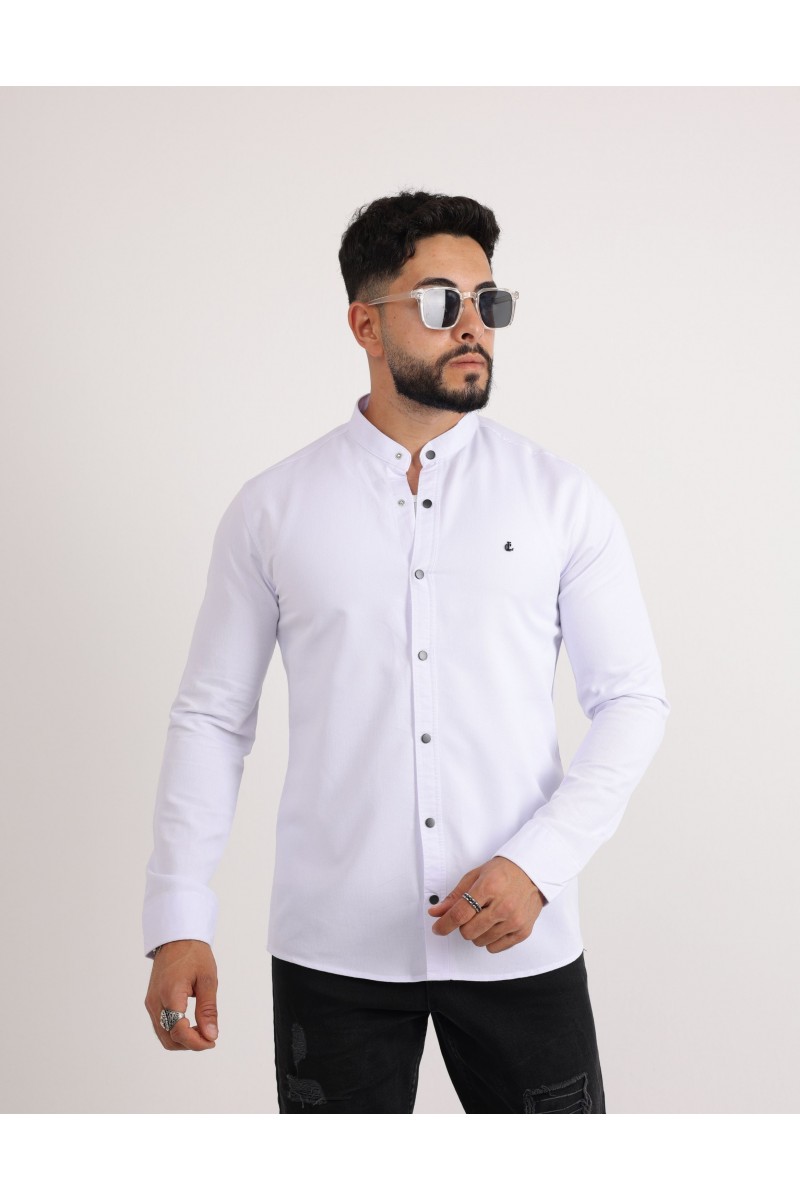 Cliento Likralı Gabardin Kot Casual Şık Erkek Gömlek