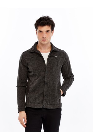 Yumuşak Desenli Kaşe Kışlık Erkek Gömlek