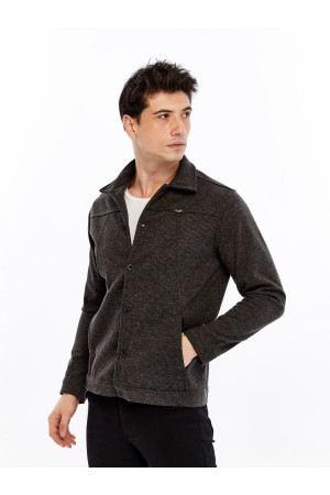 Yumuşak Desenli Kaşe Kışlık Erkek Gömlek