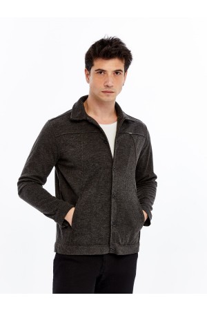 Yumuşak Desenli Kaşe Kışlık Erkek Gömlek