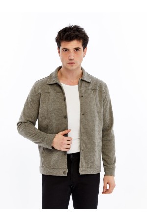 Yumuşak Desenli Kaşe Kışlık Erkek Gömlek