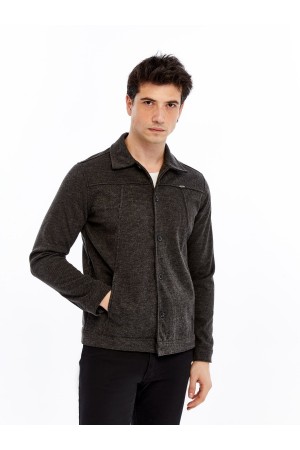 Yumuşak Desenli Kaşe Kışlık Erkek Gömlek