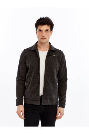 Yumuşak Desenli Kaşe Kışlık Erkek Gömlek