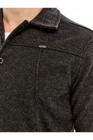 Yumuşak Desenli Kaşe Kışlık Erkek Gömlek