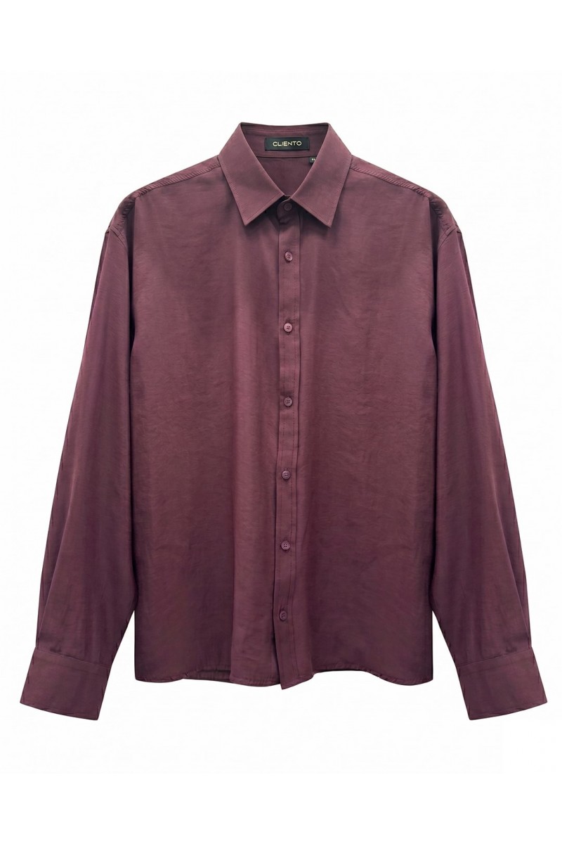 Oversize Modal Smart Casual Erkek Gömlek