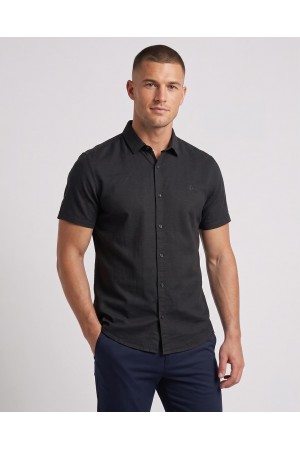 Pamuk Keten Armürlü Smart Casual Erkek Gömlek